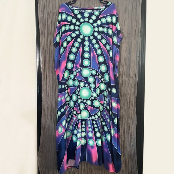 Geometric Print Caftan - Picture 2 of 3